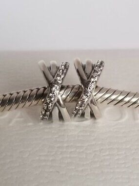 2 PANDORA Spacers Galaxy Sterling Silver